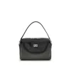 Balenciaga Rectangular Leather Handbag Top Handle In Black
