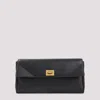 Balenciaga Buckle Front Pocket Rectangular Wallet In Black
