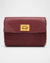 Balenciaga Rodeo Flap Leather Card Holder
