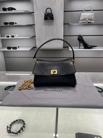 Balenciaga Rodeo Handbag In Black