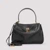 Balenciaga Small Rodeo Leather Handbag In Black