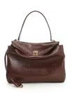 Balenciaga Rodeo Handbags Brown In Pink