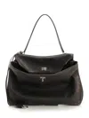Balenciaga Rodeo Handbags Brown In Black