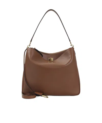 Balenciaga Medium Hobo Shoulder Bag Adjustable Strap Top Handle In Brown