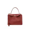 Balenciaga Leather Shoulder Bag In Red
