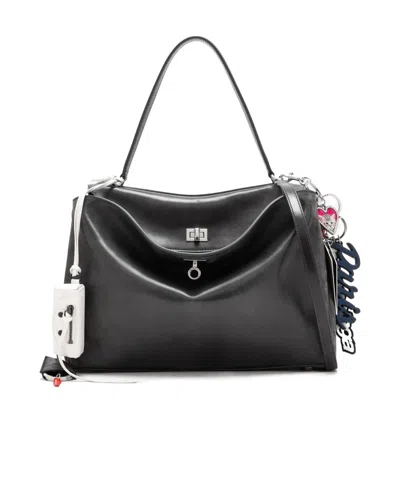 Balenciaga Rodeo Medium Handbag In Black