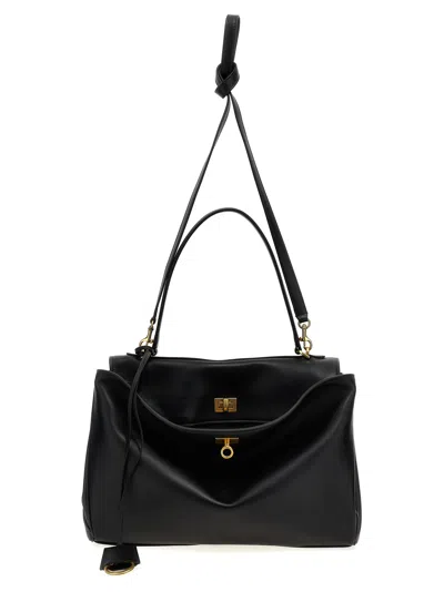 Balenciaga Rodeo Medium Handbag In Black