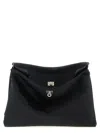 Balenciaga Medium Handbag With Top Handle And Metallic Hardware In Black