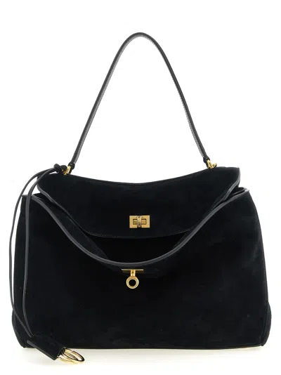 Balenciaga 'rodeo' Medium Handbag In Black