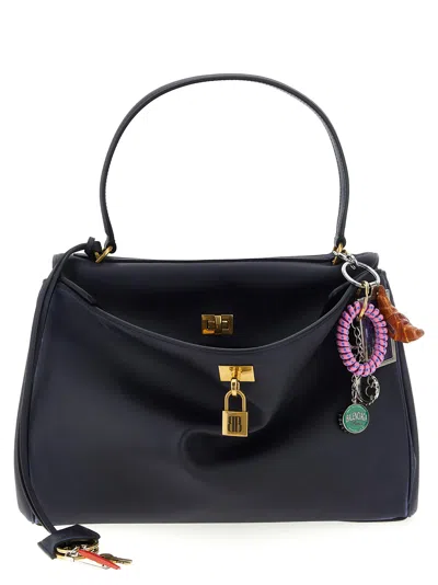 Balenciaga Rodeo Medium Handbag In Blue