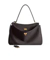 Balenciaga Top Handle Shoulder Bag With Detachable Strap In Espresso