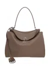 Balenciaga Women Rodeo Medium Leather Handbag In Brown