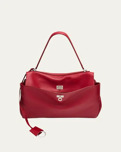 Balenciaga Rodeo Medium Leather Top-handle Bag