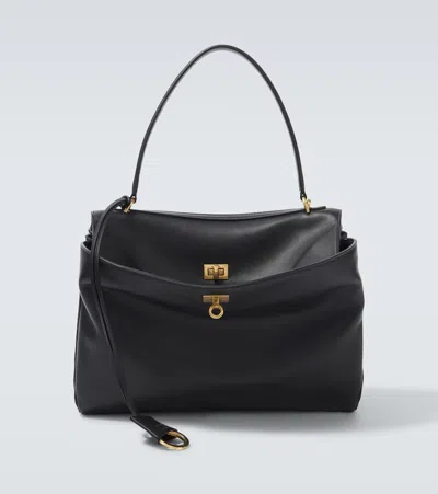 Balenciaga Rodeo Medium Leather Tote Bag