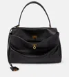 Balenciaga Rodeo Leather Shoulder Bag In Black