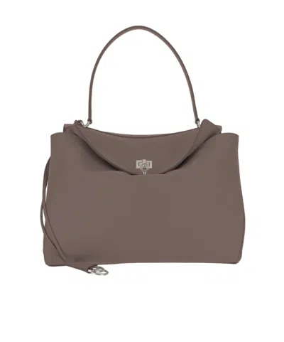 Balenciaga Rodeo Medium Shoulder Bag In Gray