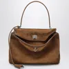Balenciaga Brown Rodeo Medium Shoulder Bag In Sand