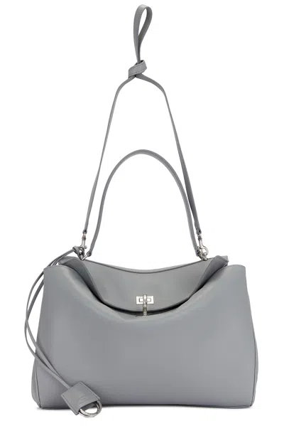 Balenciaga Rodeo Medium Top Handle Bag In Gray