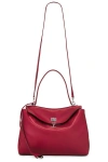 Balenciaga Rodeo Medium Top Handle Bag In Red