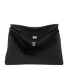 Balenciaga Medium Handbag With Top Handle And Metallic Hardware In Black