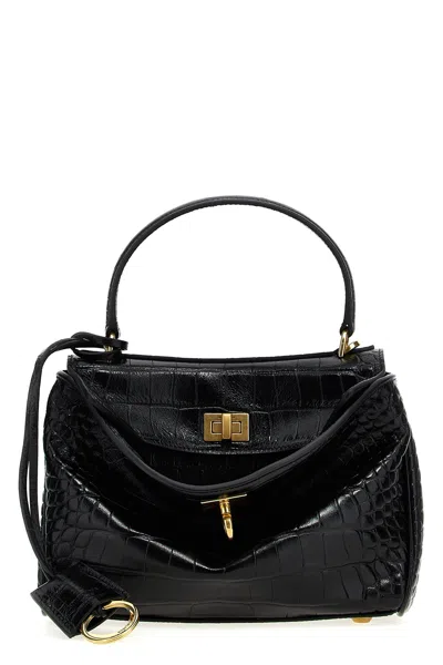 Balenciaga 'rodeo' Mini Handbag In Black
