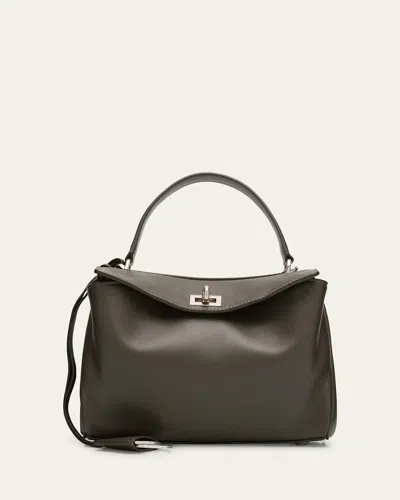 Balenciaga Rodeo Mini Smooth Leather Top-handle Bag In Brown