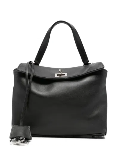 Pre-owned Balenciaga Rodeo Mini Tote Bag In Black