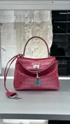 Balenciaga Rodeo Mini Tote In Red