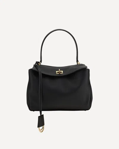 Balenciaga Women's Leather Rodeo Handbag In Black