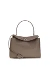 Balenciaga Women Rodeo Medium Leather Handbag In Brown