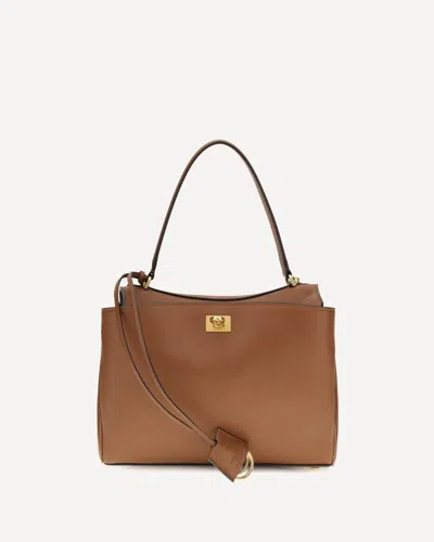 Balenciaga Rodeo Shoulder Bag In Brown