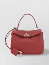 Balenciaga Leather Shoulder Bag In Red