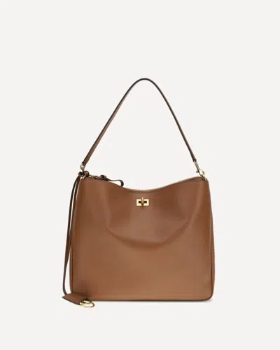 Balenciaga Rodeo Shoulder Bag In Brown