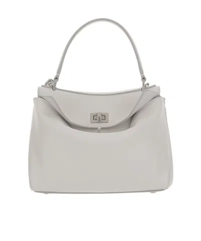 Balenciaga Rodeo Shoulder Bag In White