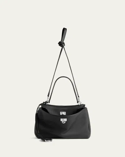 Balenciaga Rodeo Small Grained Leather Top-handle Bag