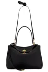 Balenciaga Rodeo Small Grained Leather Top Handle Bag In Black
