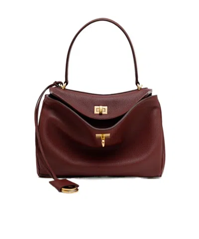 Balenciaga Rodeo Small Handbag In Brown