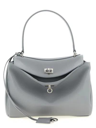 Balenciaga Rodeo Small Handbag In Gray