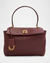 Balenciaga Rodeo Small Leather Tote Bag In Brown