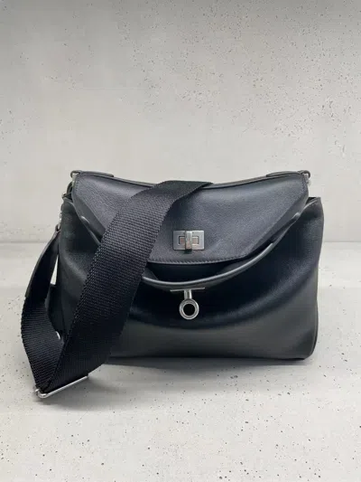 Balenciaga Rodeo Small Messenger Bag In Black