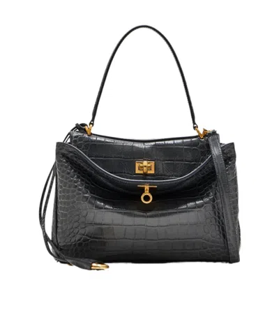 Balenciaga Rodeo Small Shoulder Bag In Black