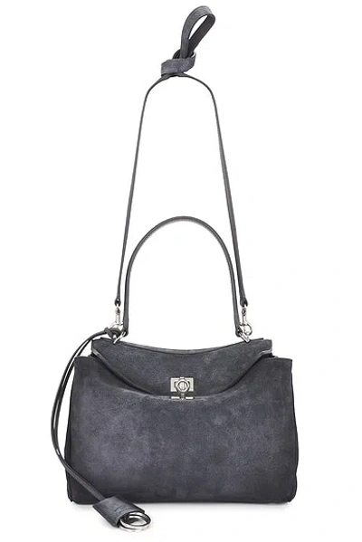 Balenciaga Rodeo Small Top Handle Bag In Gray