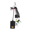 Balenciaga Rodeo Full Charm Tag Keyring In Black