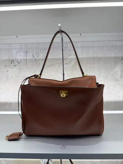 Balenciaga Rodeo Top Handle Bag In Brown