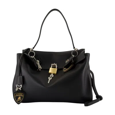 Balenciaga Rodeo Top Handle Large Purse In Black