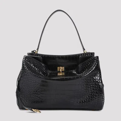 Balenciaga Rodeo Top Handle M Handbag In Black