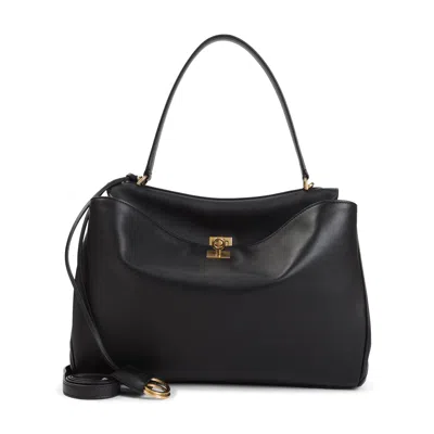 Balenciaga Rodeo Top Handle M Handbag Women In Black