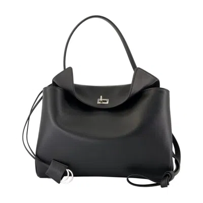 Balenciaga Rodeo Top Handle Medium Purse In Black
