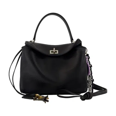 Balenciaga Rodeo Top Handle Mini Purse In Black