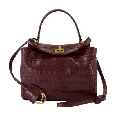 Balenciaga Rodeo Top Handle Mini Purse In Red